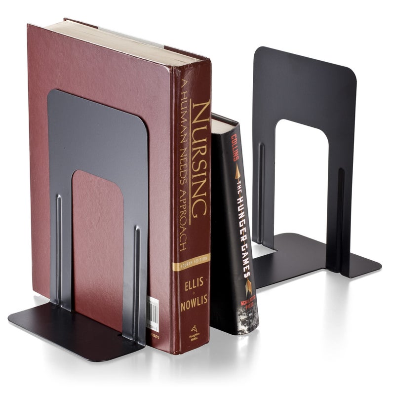Officemate Non-Skid Bookends, 9â€, Non-Skid Base, Chip Proof Enamel Coating (93051) - Image 4